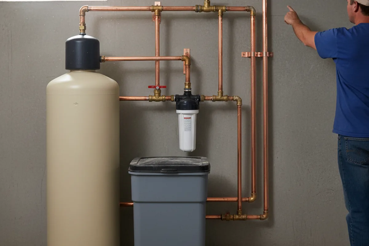 Whole-house water treatment system installed in Ada